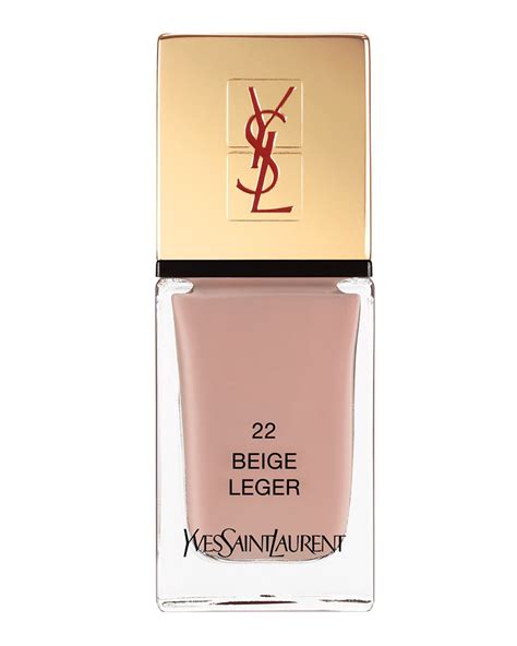 ysl beige leger nail polish|YSL la laque nail varnish.